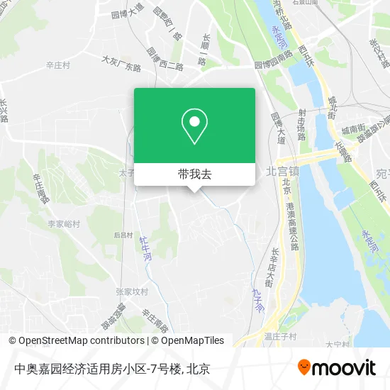 中奥嘉园经济适用房小区-7号楼地图