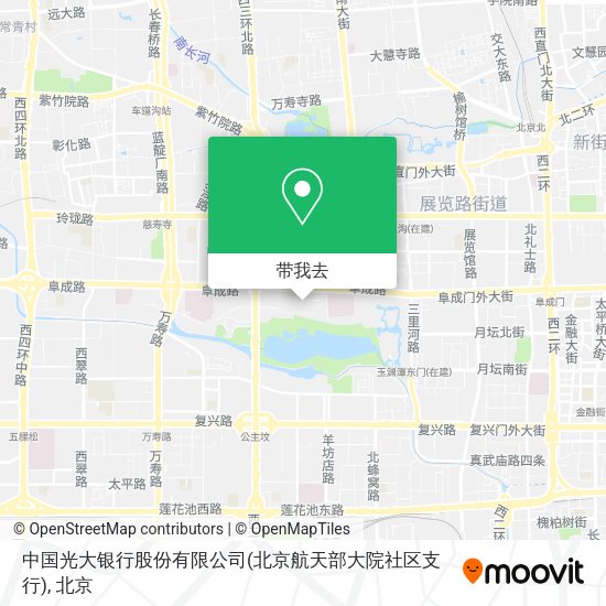中国光大银行股份有限公司(北京航天部大院社区支行)地图