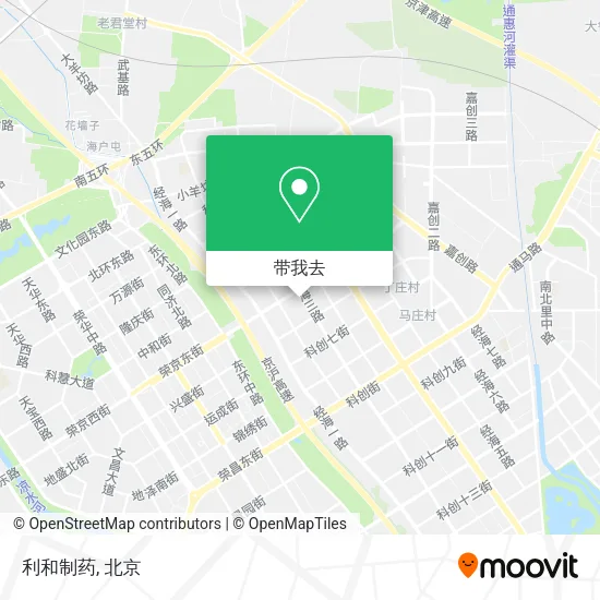 利和制药地图