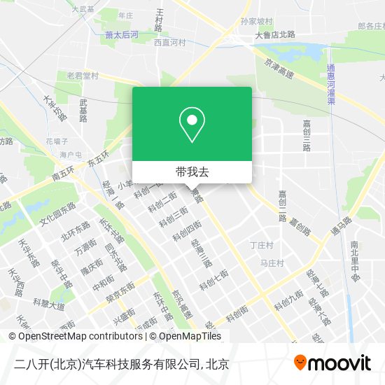 二八开(北京)汽车科技服务有限公司地图