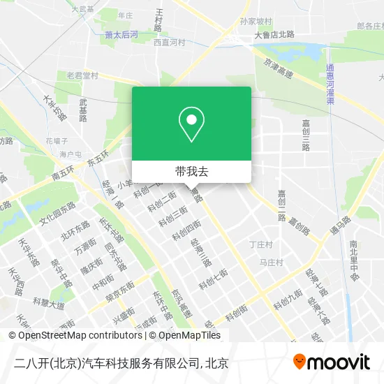 二八开(北京)汽车科技服务有限公司地图