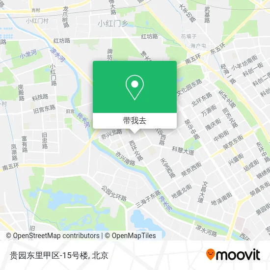 贵园东里甲区-15号楼地图