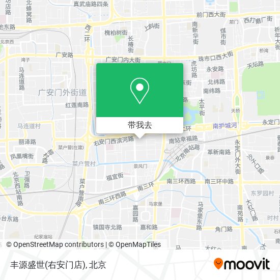 丰源盛世(右安门店)地图