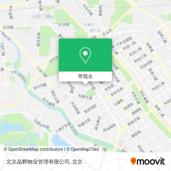 北京晶辉物业管理有限公司地图