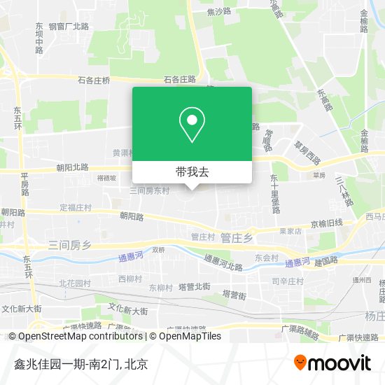 鑫兆佳园一期-南2门地图