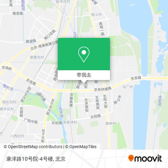 康泽路10号院-4号楼地图