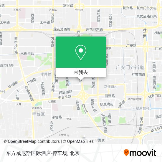 东方威尼斯国际酒店-停车场地图
