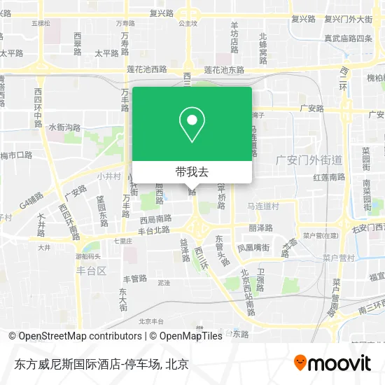东方威尼斯国际酒店-停车场地图
