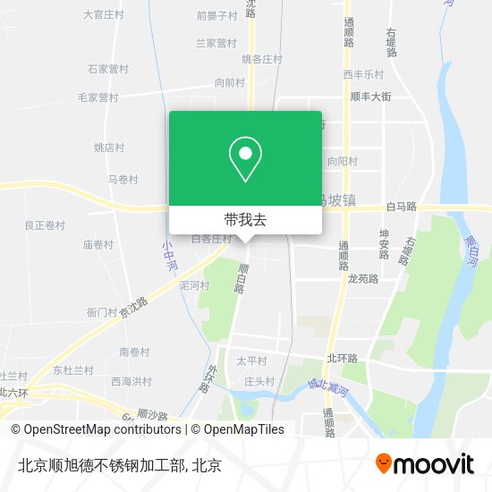北京顺旭德不锈钢加工部地图