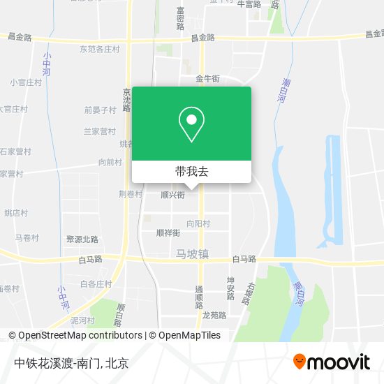 中铁花溪渡-南门地图