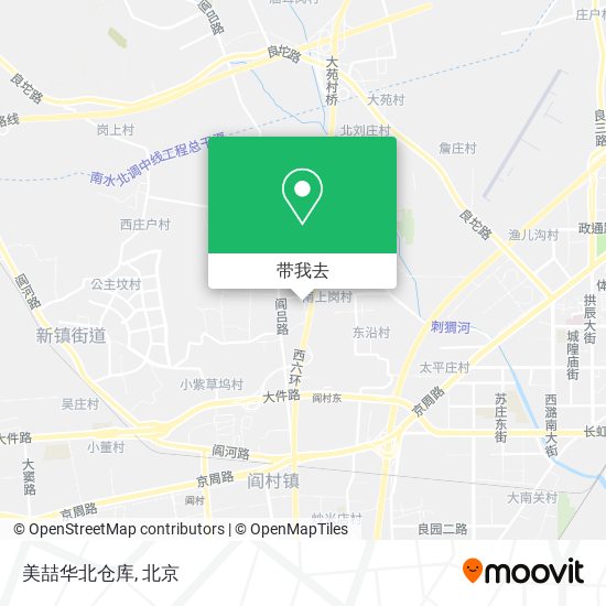 美喆华北仓库地图