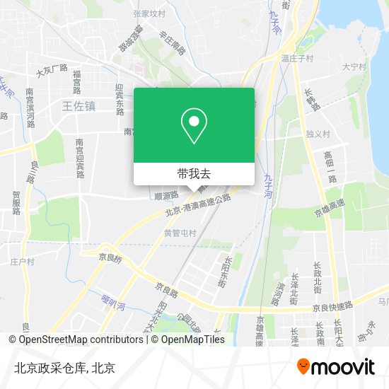 北京政采仓库地图