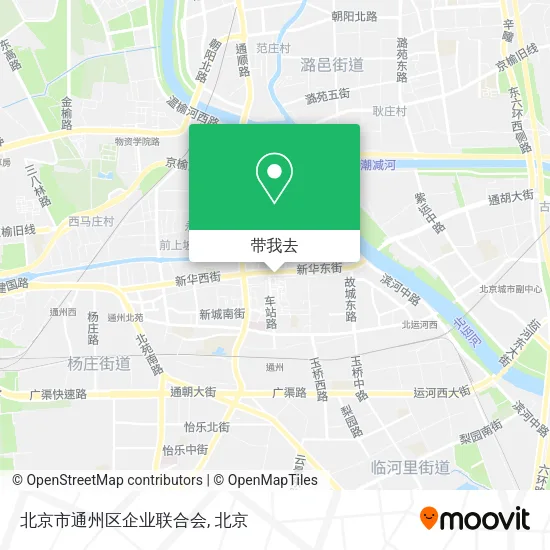 北京市通州区企业联合会地图