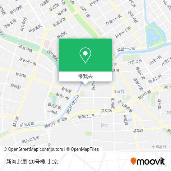新海北里-20号楼地图
