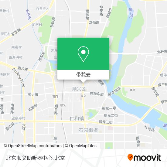 北京顺义助听器中心地图