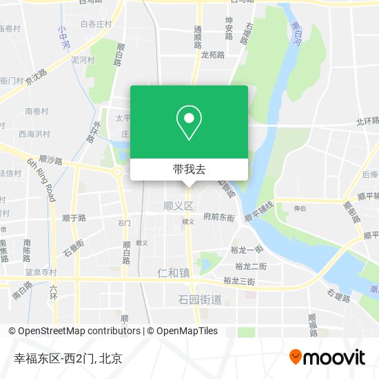 幸福东区-西2门地图