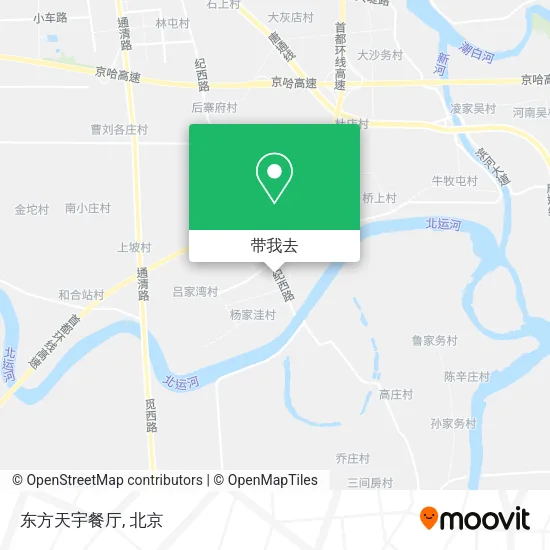 东方天宇餐厅地图