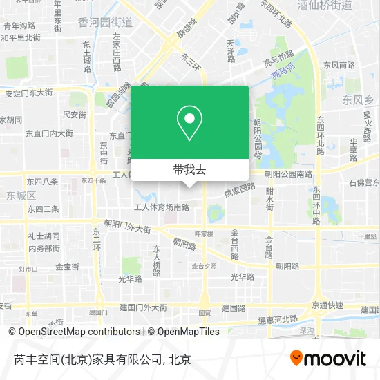 芮丰空间(北京)家具有限公司地图