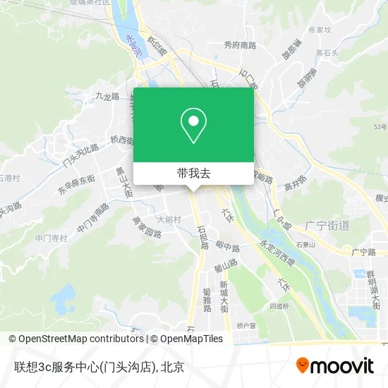 联想3c服务中心(门头沟店)地图