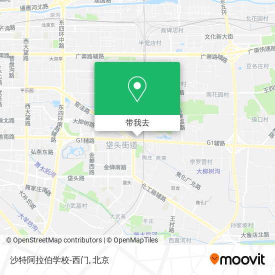 沙特阿拉伯学校-西门地图