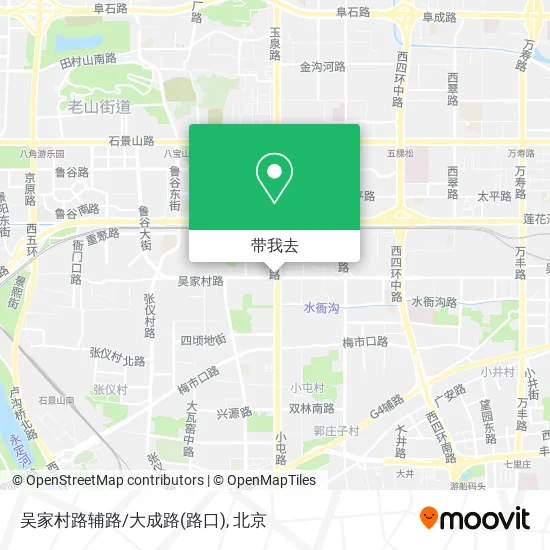吴家村路辅路/大成路(路口)地图