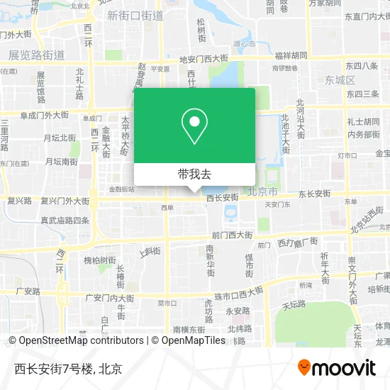 西长安街7号楼地图