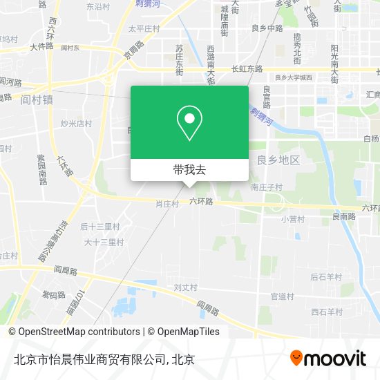 北京市怡晨伟业商贸有限公司地图
