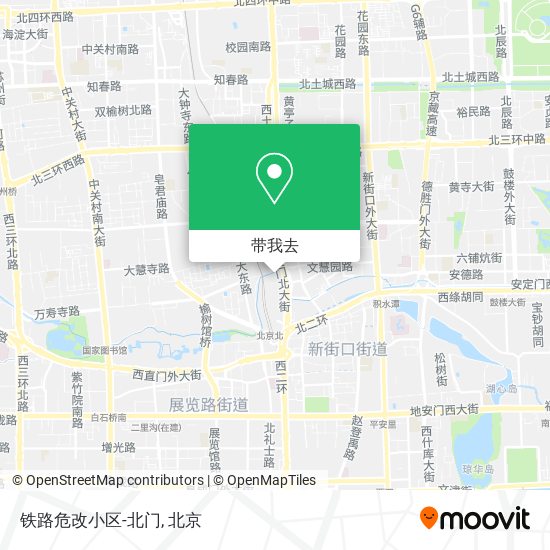 铁路危改小区-北门地图