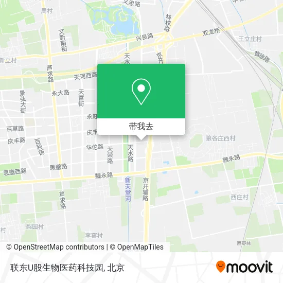联东U股生物医药科技园地图
