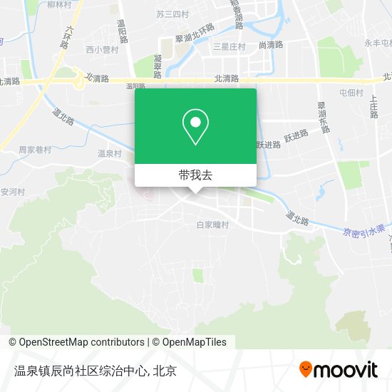 温泉镇辰尚社区综治中心地图