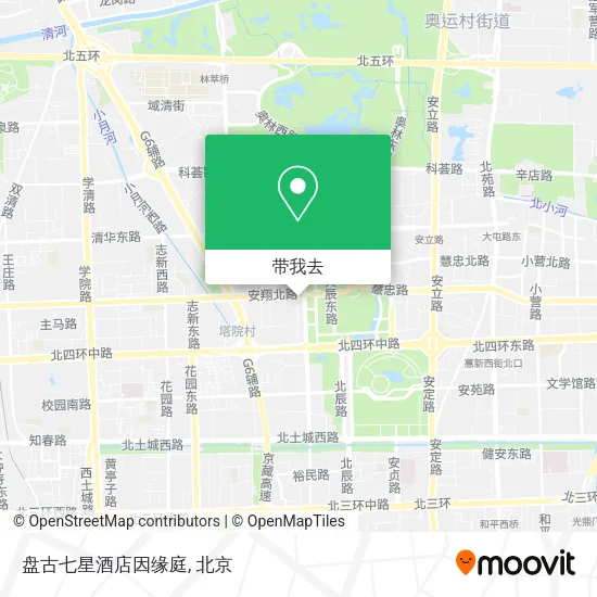 盘古七星酒店因缘庭地图