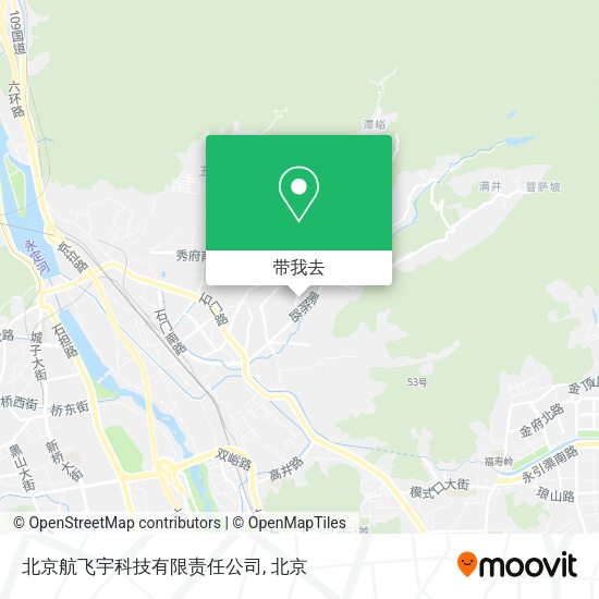 北京航飞宇科技有限责任公司地图