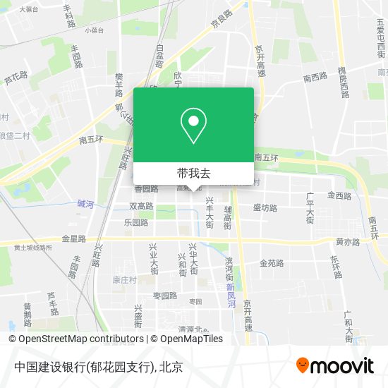 中国建设银行(郁花园支行)地图