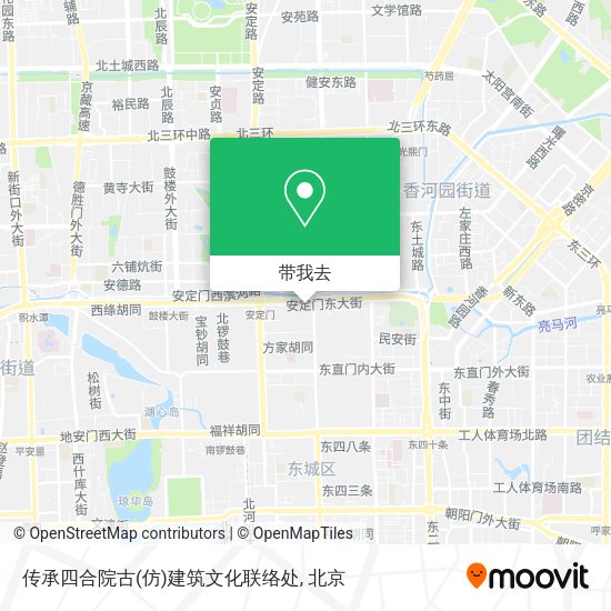 传承四合院古(仿)建筑文化联络处地图