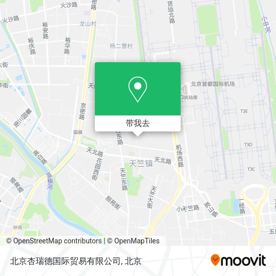 北京杏瑞德国际贸易有限公司地图