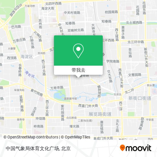 中国气象局体育文化广场地图