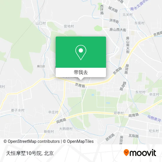 天恒摩墅10号院地图