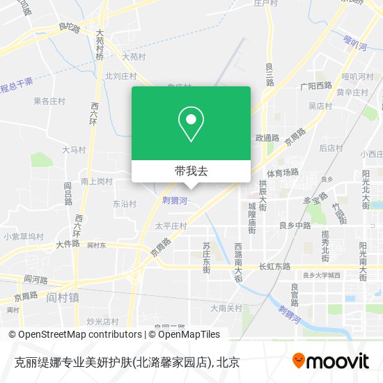克丽缇娜专业美妍护肤(北潞馨家园店)地图