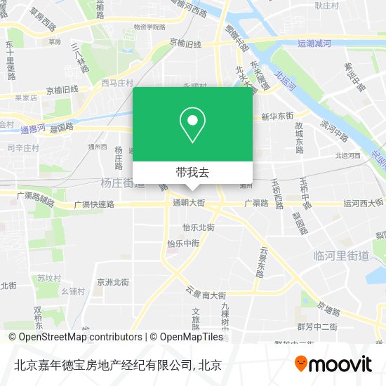 北京嘉年德宝房地产经纪有限公司地图