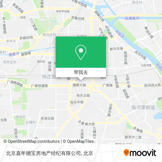 北京嘉年德宝房地产经纪有限公司地图