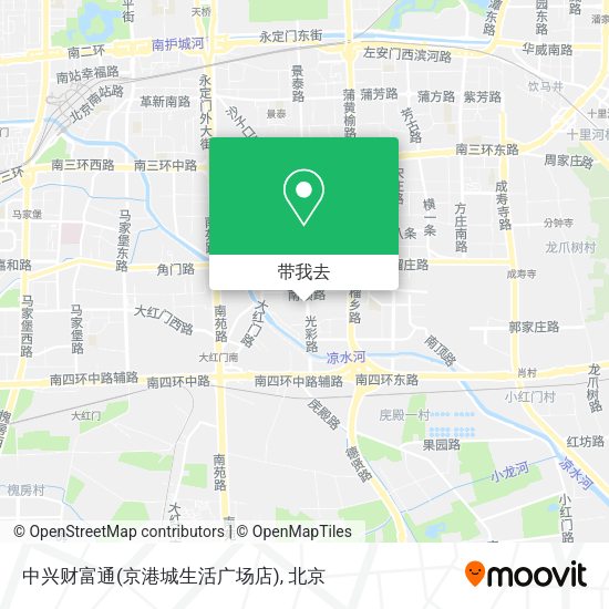 中兴财富通(京港城生活广场店)地图