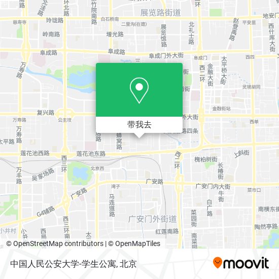 中国人民公安大学-学生公寓地图