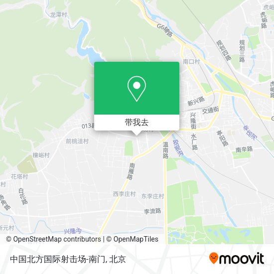 中国北方国际射击场-南门地图