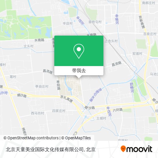 北京天童美业国际文化传媒有限公司地图