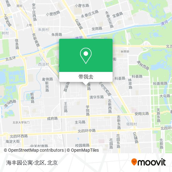 海丰园公寓-北区地图