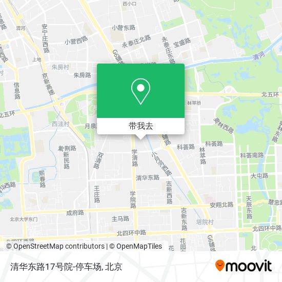 清华东路17号院-停车场地图