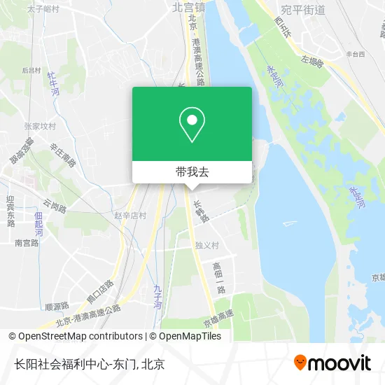 长阳社会福利中心-东门地图