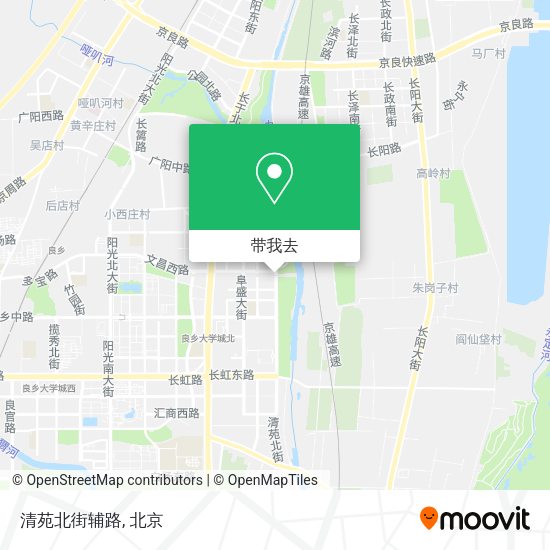 清苑北街辅路地图