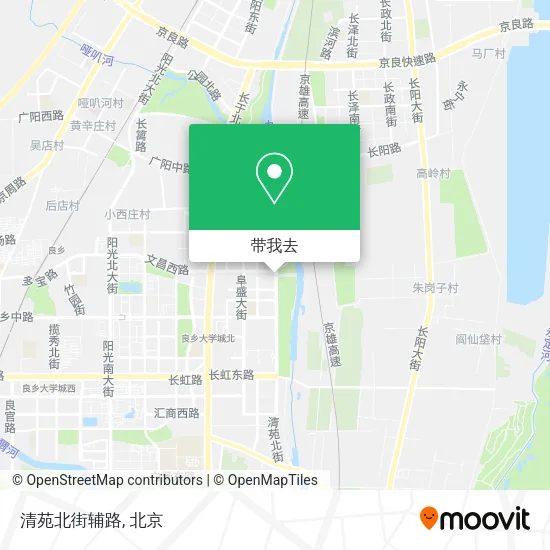 清苑北街辅路地图