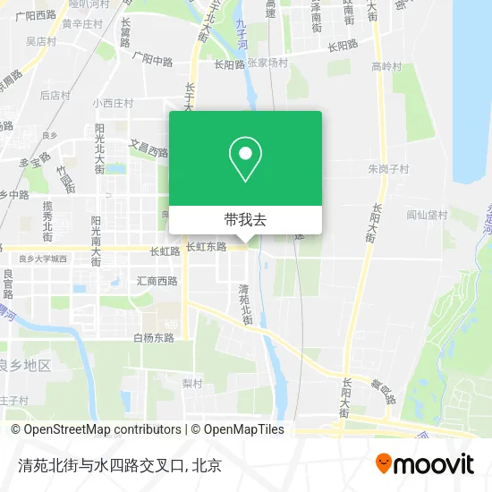 清苑北街与水四路交叉口地图